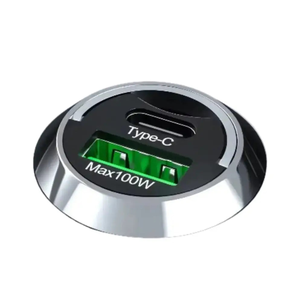 100W Mini USB-C Fast Car Charger Adapter - 9eight5