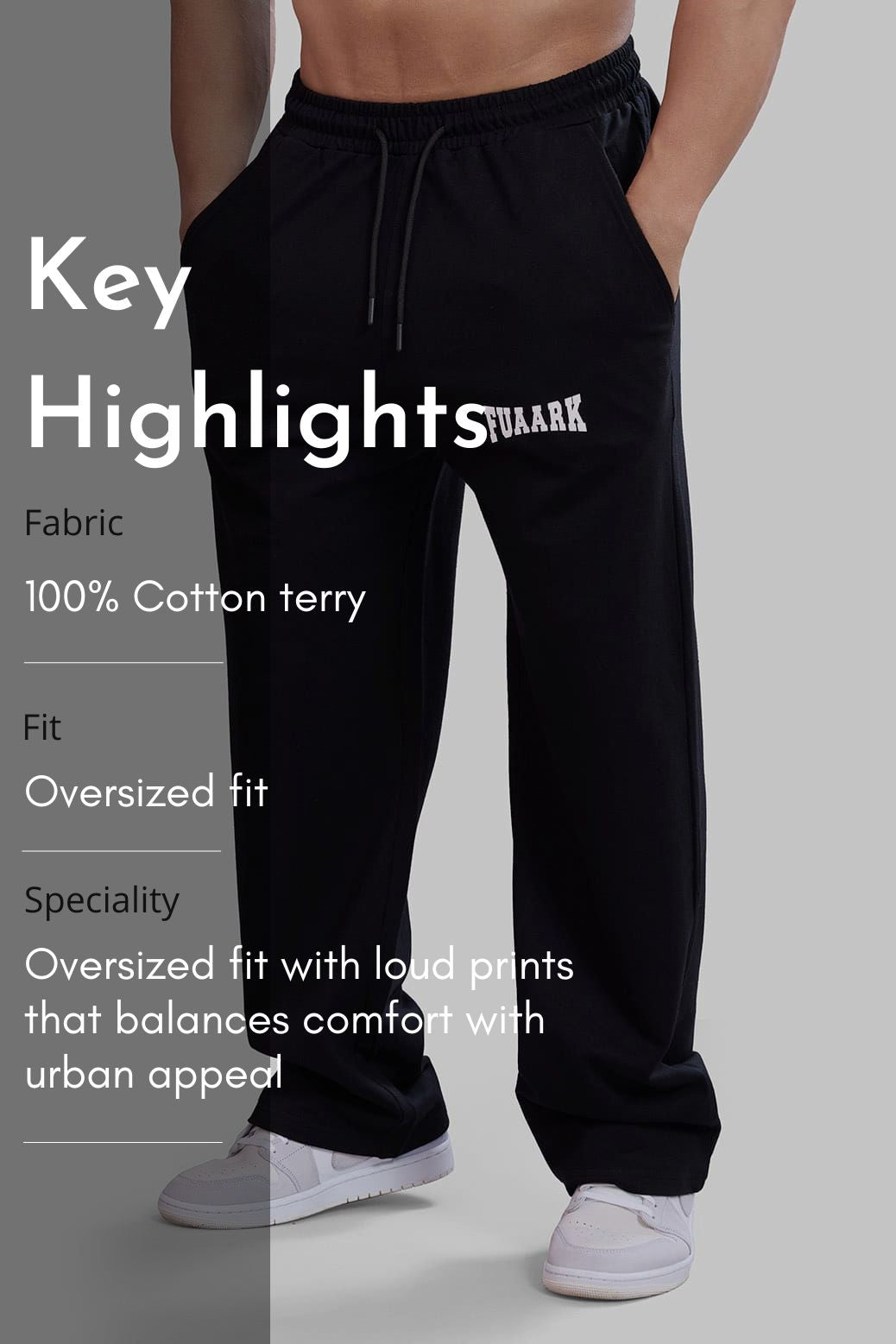 Dark Straight Tracks Black