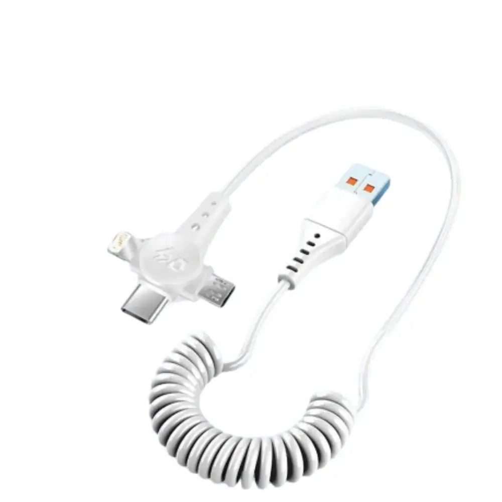 120W 3-in-1 USB-C Super-Fast Retractable Charging Cable