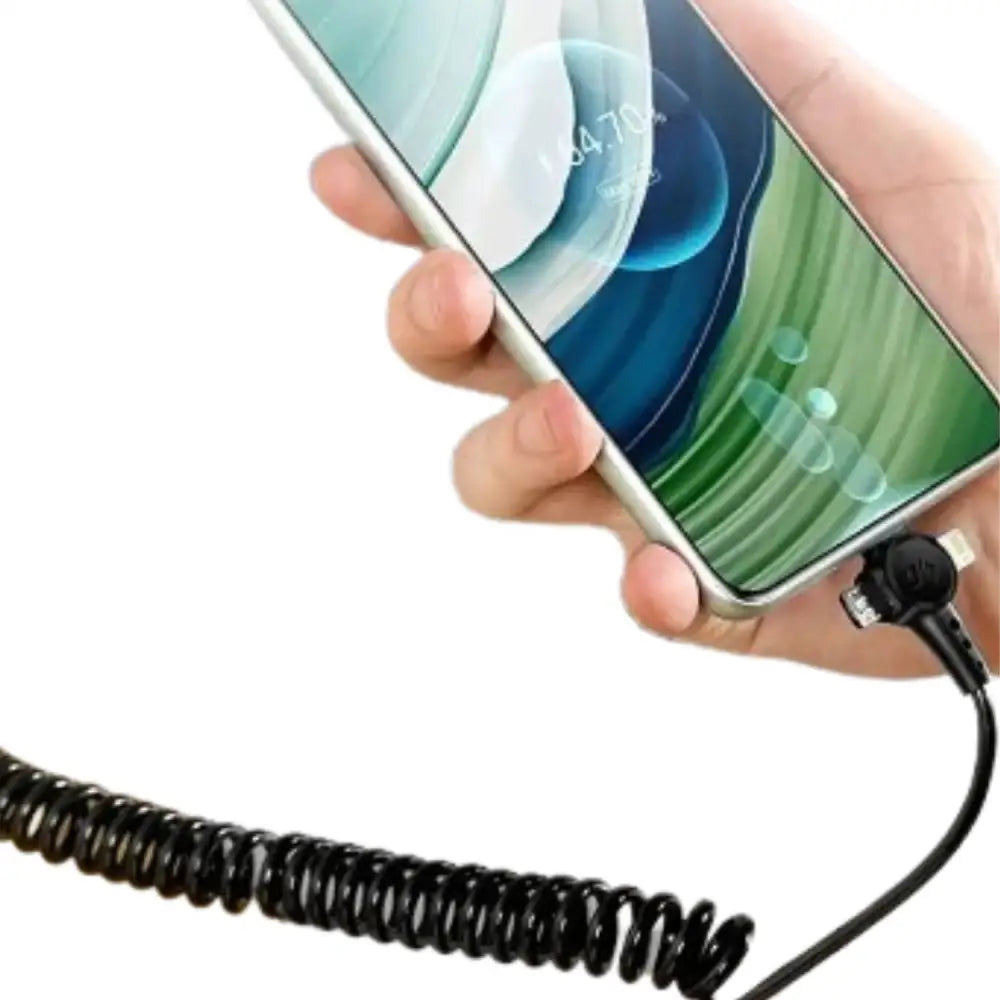120W 3-in-1 USB-C Super-Fast Retractable Charging Cable