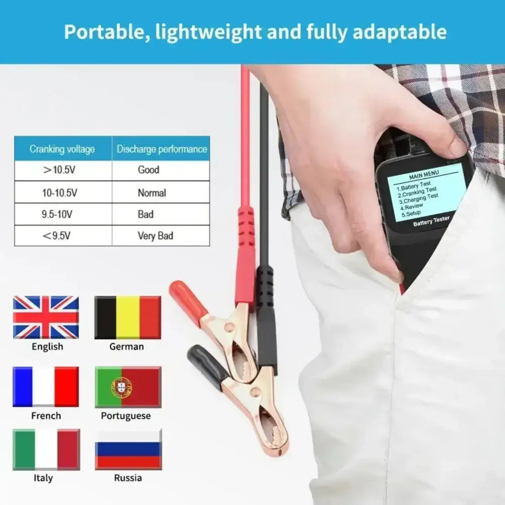 12V Car Battery Tester - Bt201