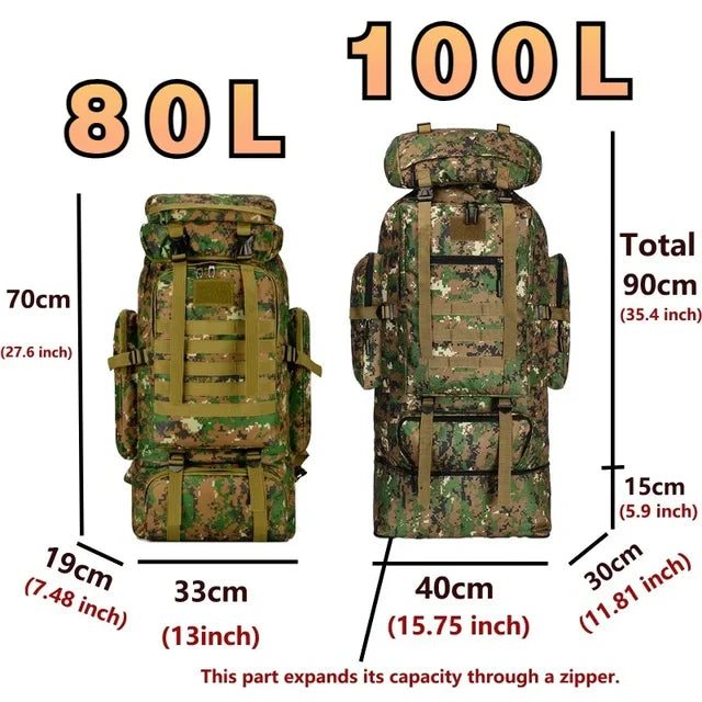 Large Capacity Mountaineering Backpack