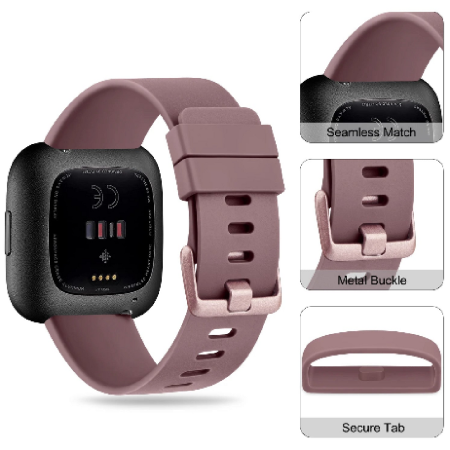 Soft Silicone Sport Band for the Fitbit Versa SE (available in 26 colours)