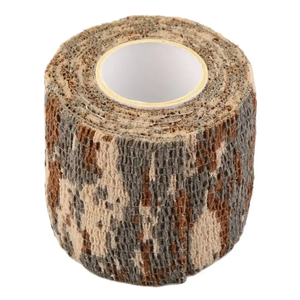 1pc Camouflage Invisible Tape Camo Form Reusable Self Cling Camo Hunting Rifle Fabric Tape Wrap Outdoor Camping