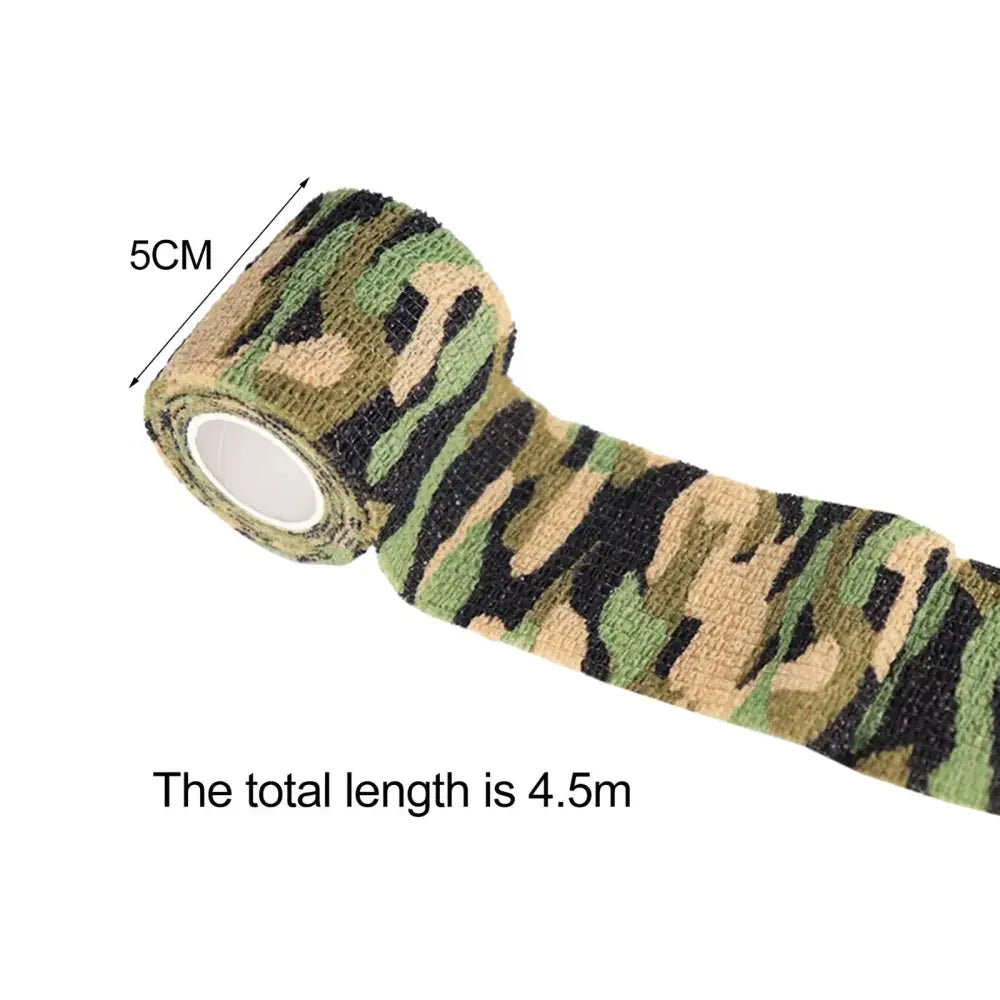1pc Camouflage Invisible Tape Camo Form Reusable Self Cling Camo Hunting Rifle Fabric Tape Wrap Outdoor Camping
