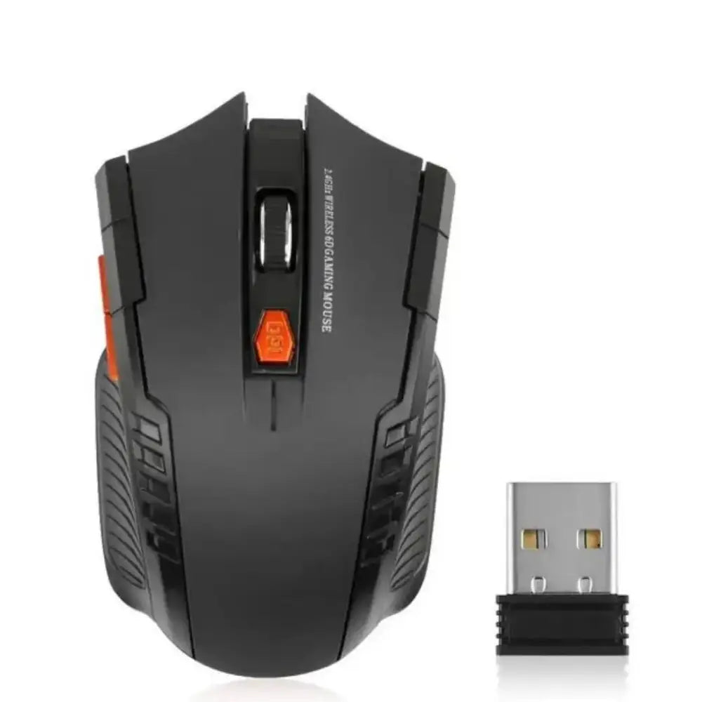 2.4G Wireless Gaming Mouse – 1600DPI - Black / Mouse - 9eight5
