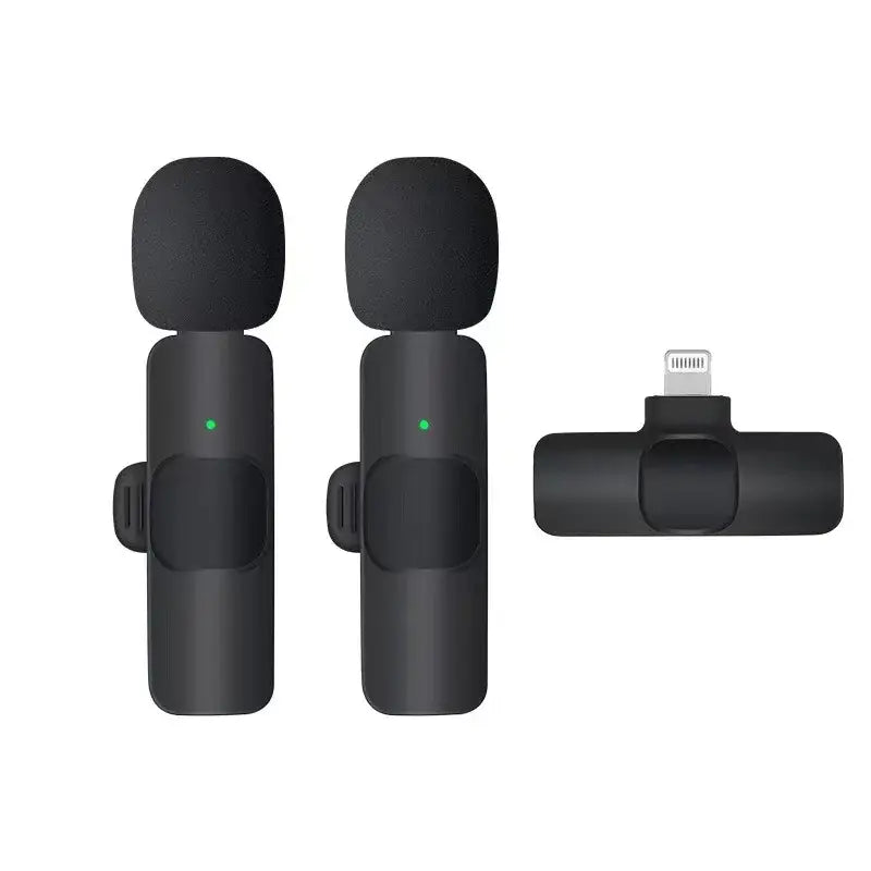 2.4G Wireless Lavalier Mic for iPhone & Android (4 different types available) - Lightning 1drag2-K1 - 9eight5