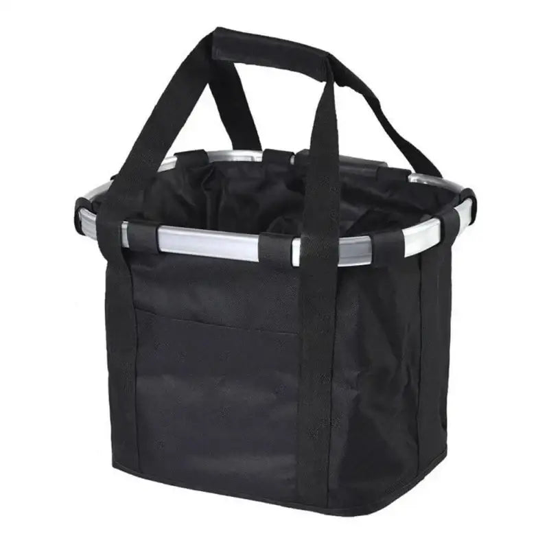 2-in-1 Detachable Bike Front Basket (available in Grey & Black) - Black / Bicycle Front Basket - SS