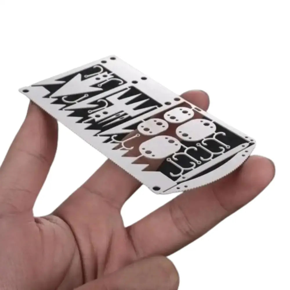 22-in-1 Stainless Steel Survival Tool Card - SS