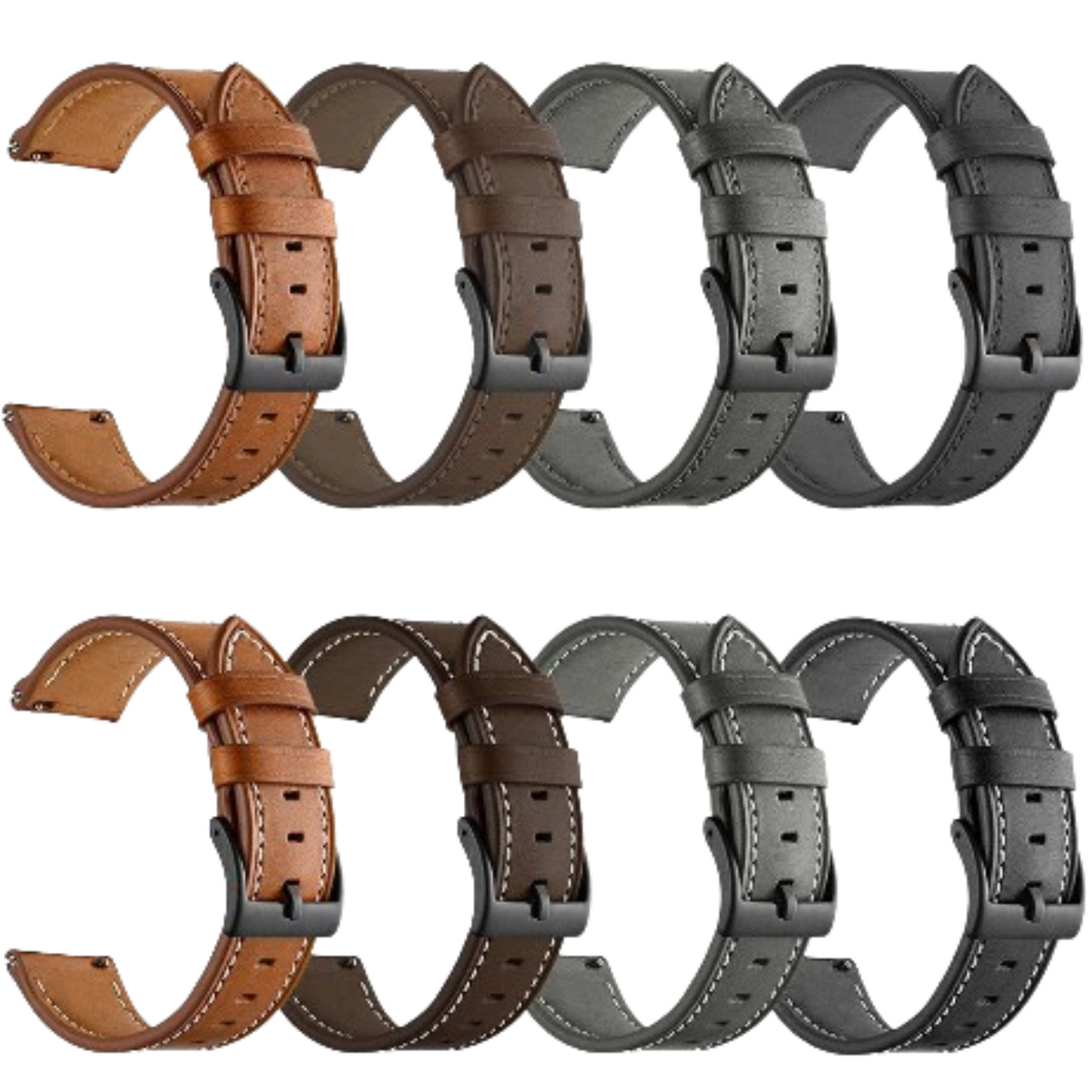 Leather Watch Strap for the Garmin Forerunner (available in 12 colours)