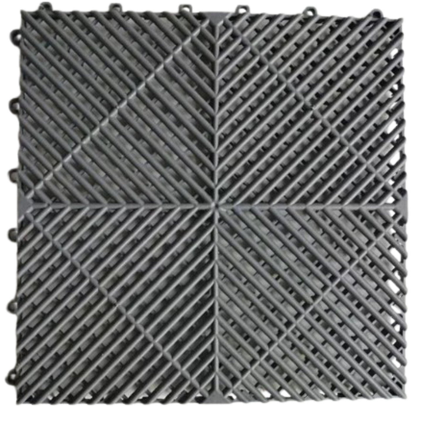 Vented Plastic Garage Floor Tile