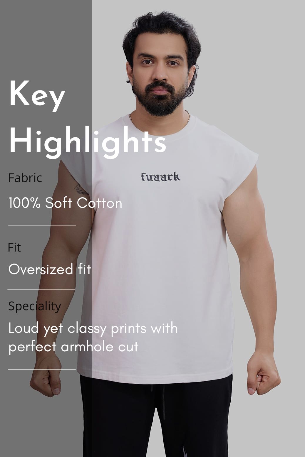 Blackout Capsleeves Tank White