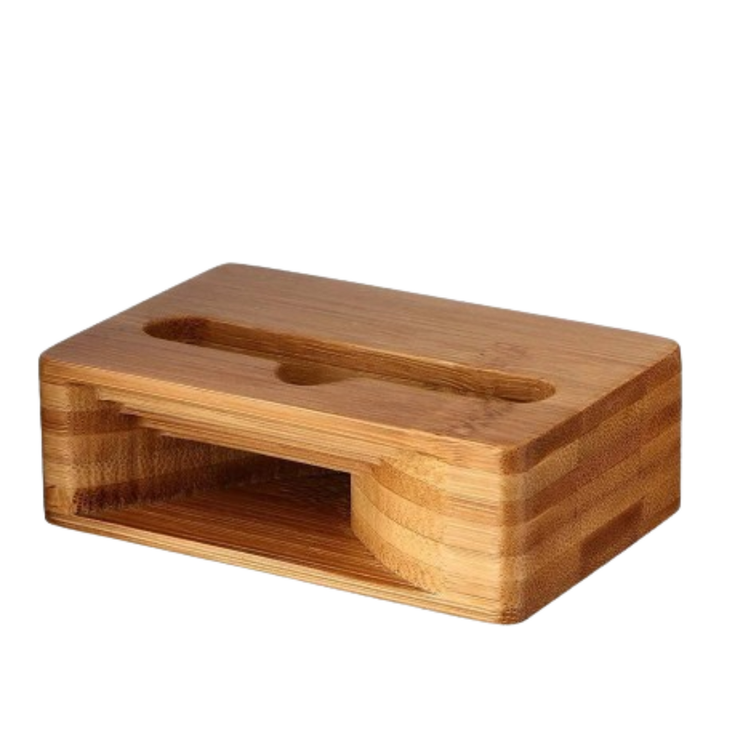 Wooden Phone Stand & Sound Amplifier