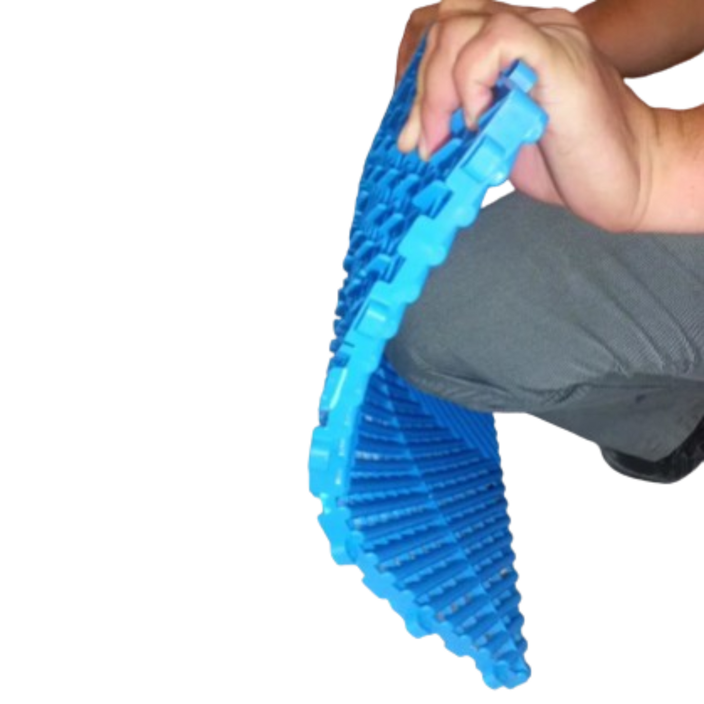 Vented Plastic Garage Floor Tile