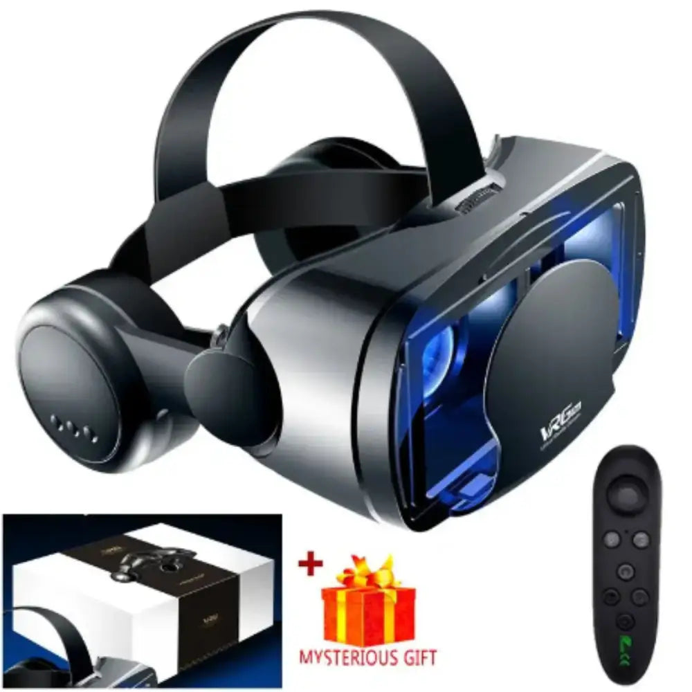 3D VR Headset with Headphones & Controller - 9eight5