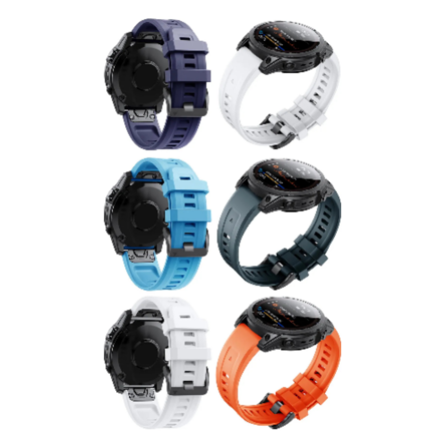 QuickFit Silicone Strap for th Garmin Instinct 2 (available in 12 colours)