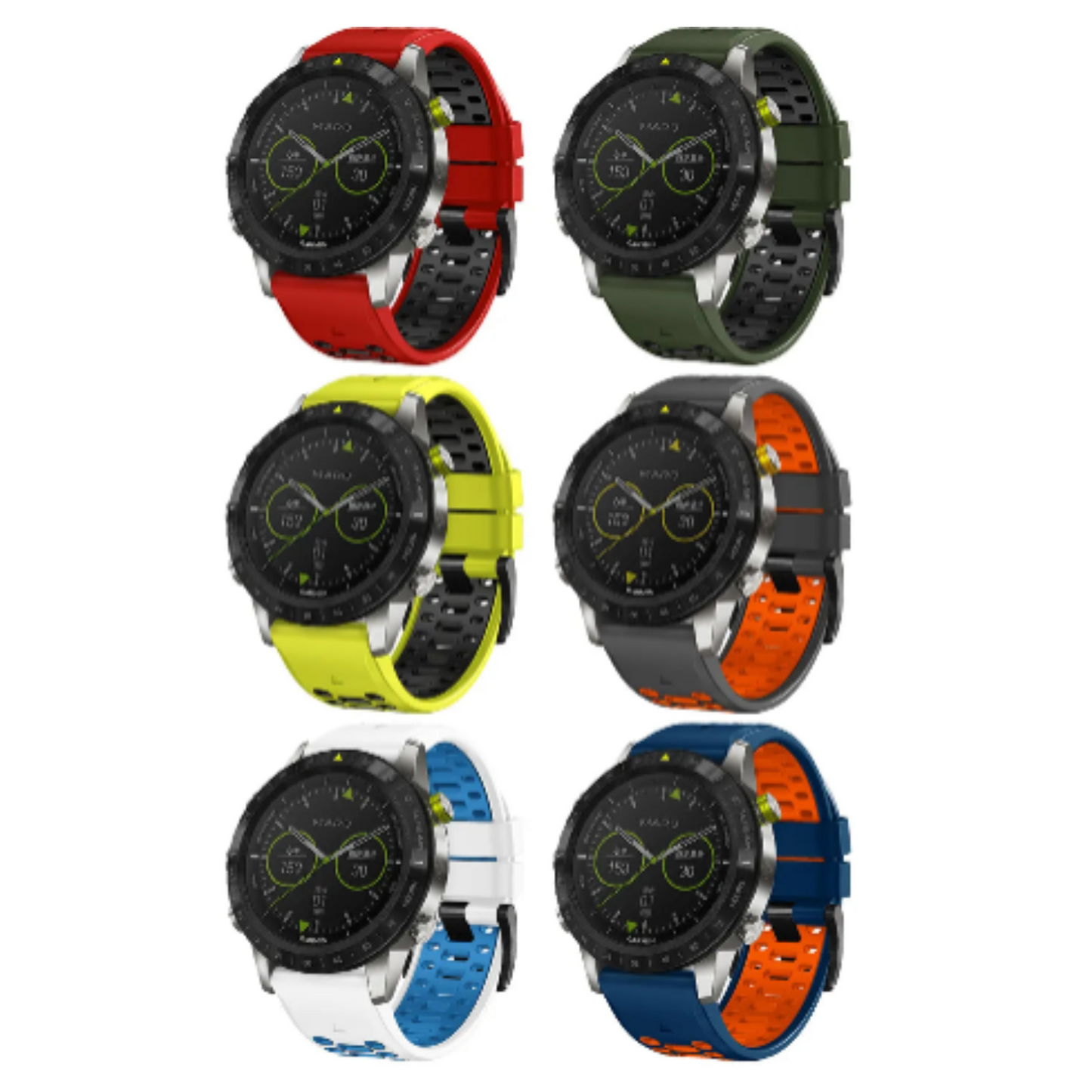 Quick Fit Silicone Strap for the Garmin Fenix 5X & 5X Plus (available in 12 colours)