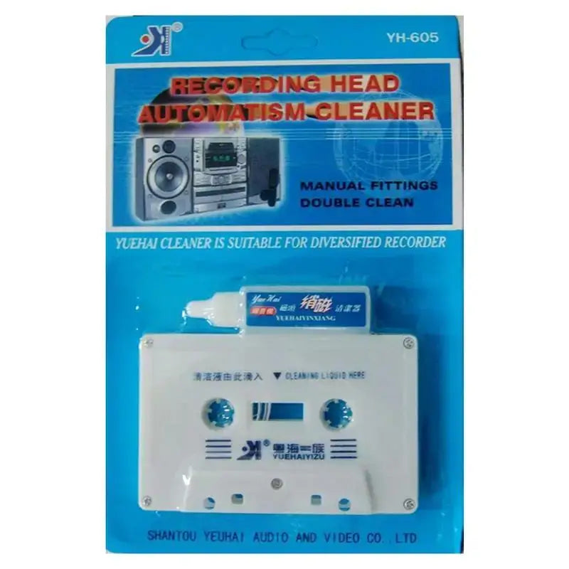 605 Cassette Tape Head Cleaner Demagnetizer Kits Audio Deck Restore The Cassette Magnetic Head Tape Recorder Cleaner
