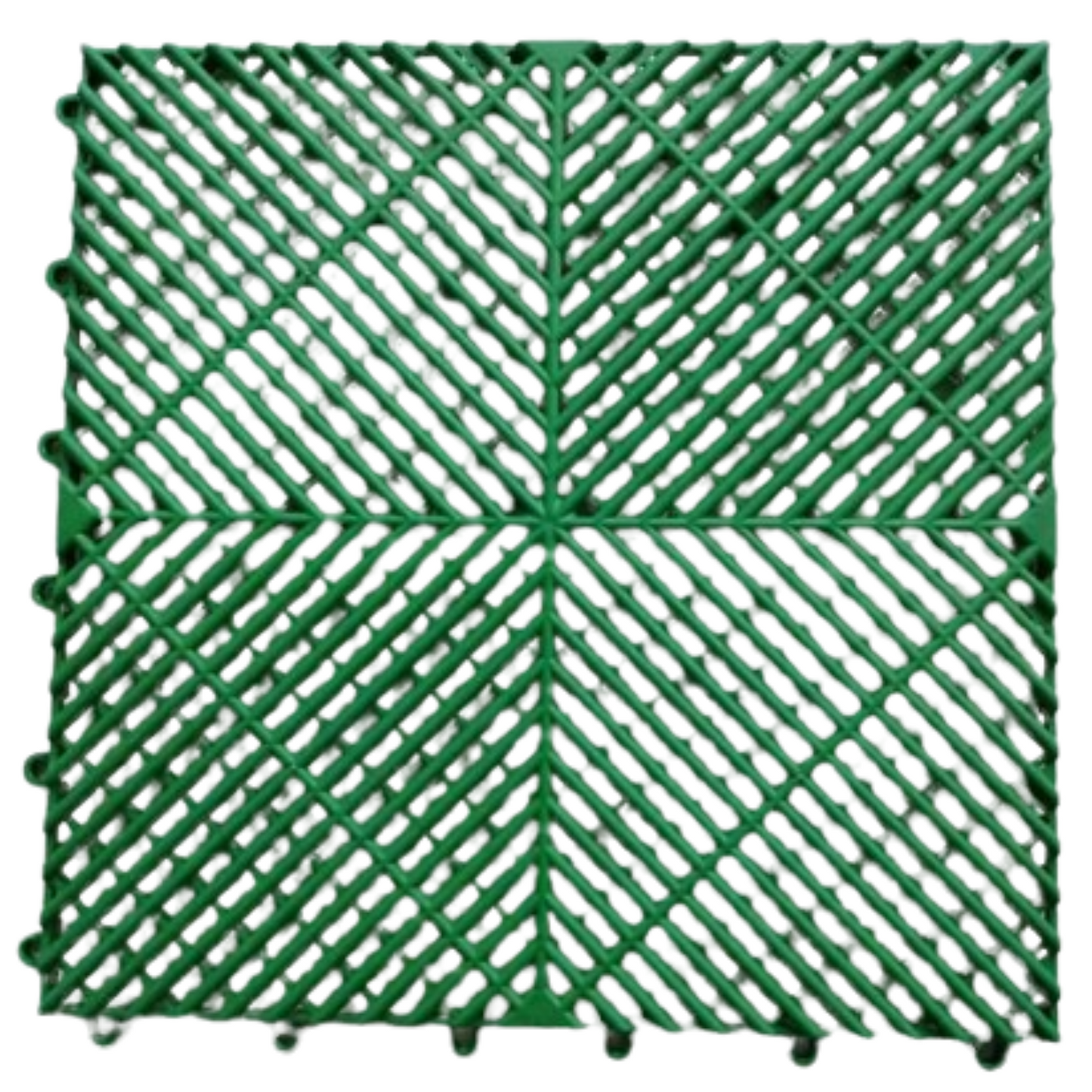 Vented Plastic Garage Floor Tile
