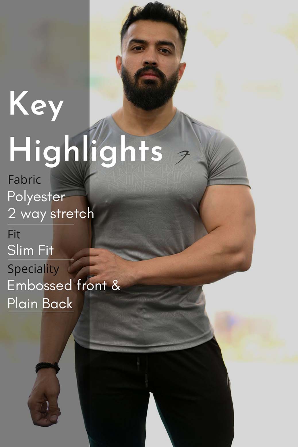 Aero T-shirt Light Grey