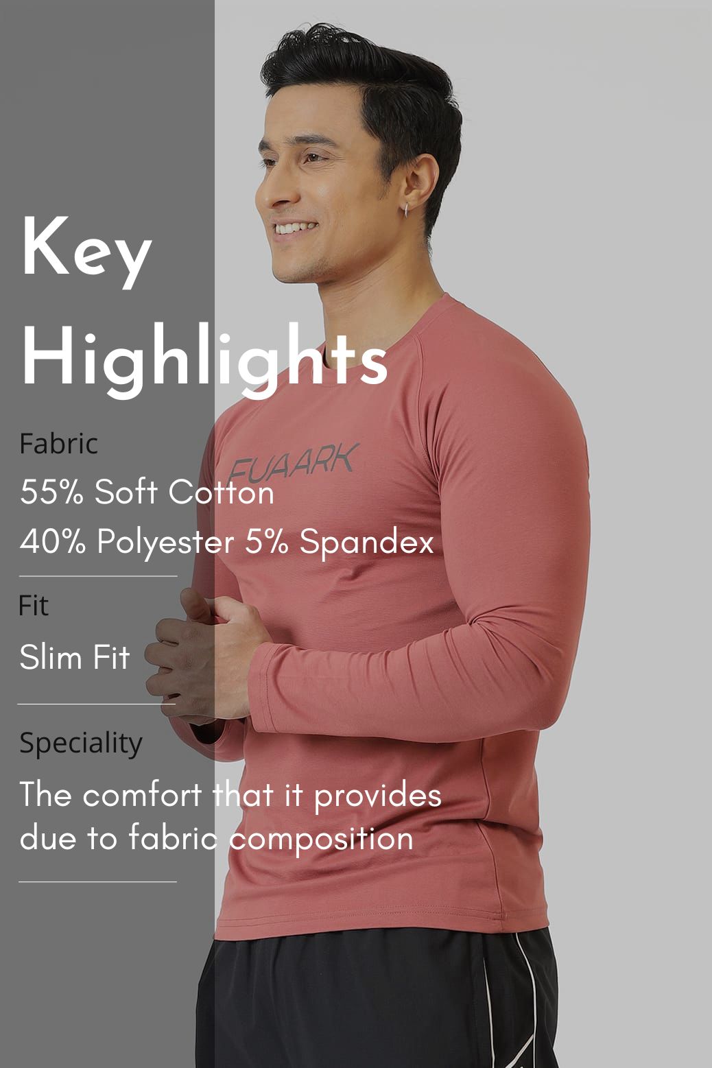 Chase Full Sleeves T-shirt Cranberry