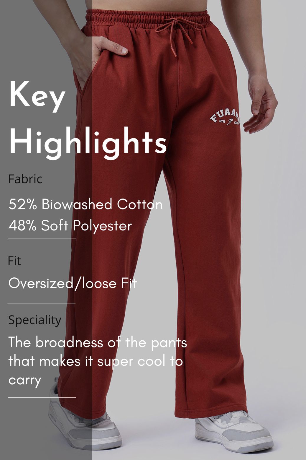 Laidback Relaxed Pants Rust