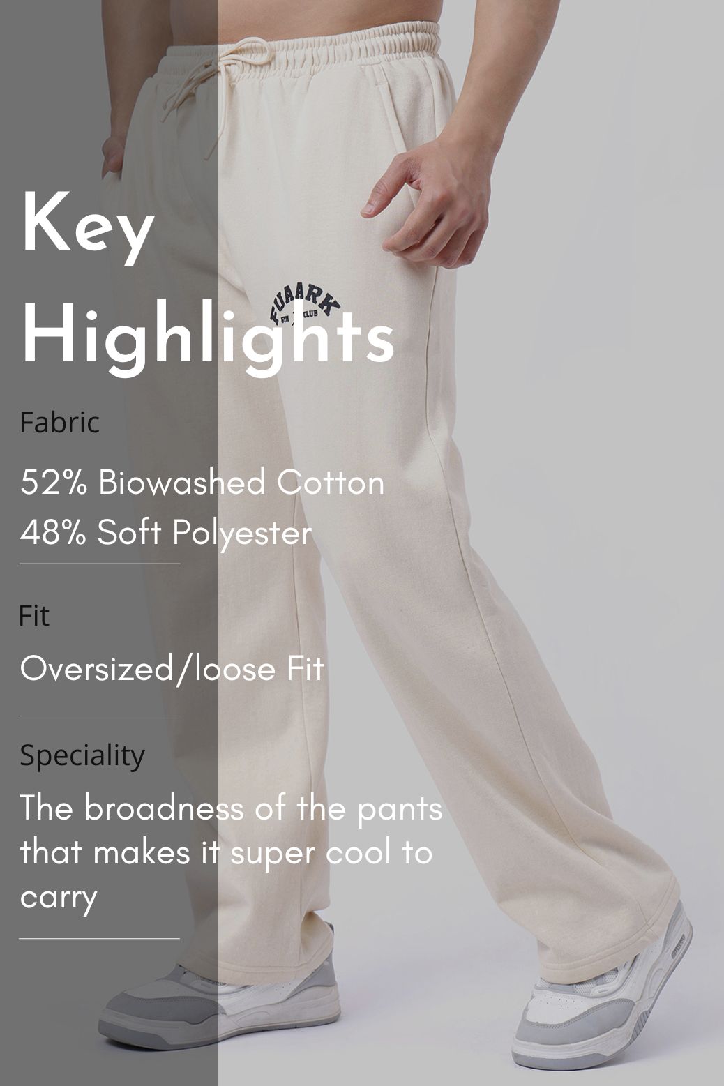 Laidback Relaxed Pants Beige