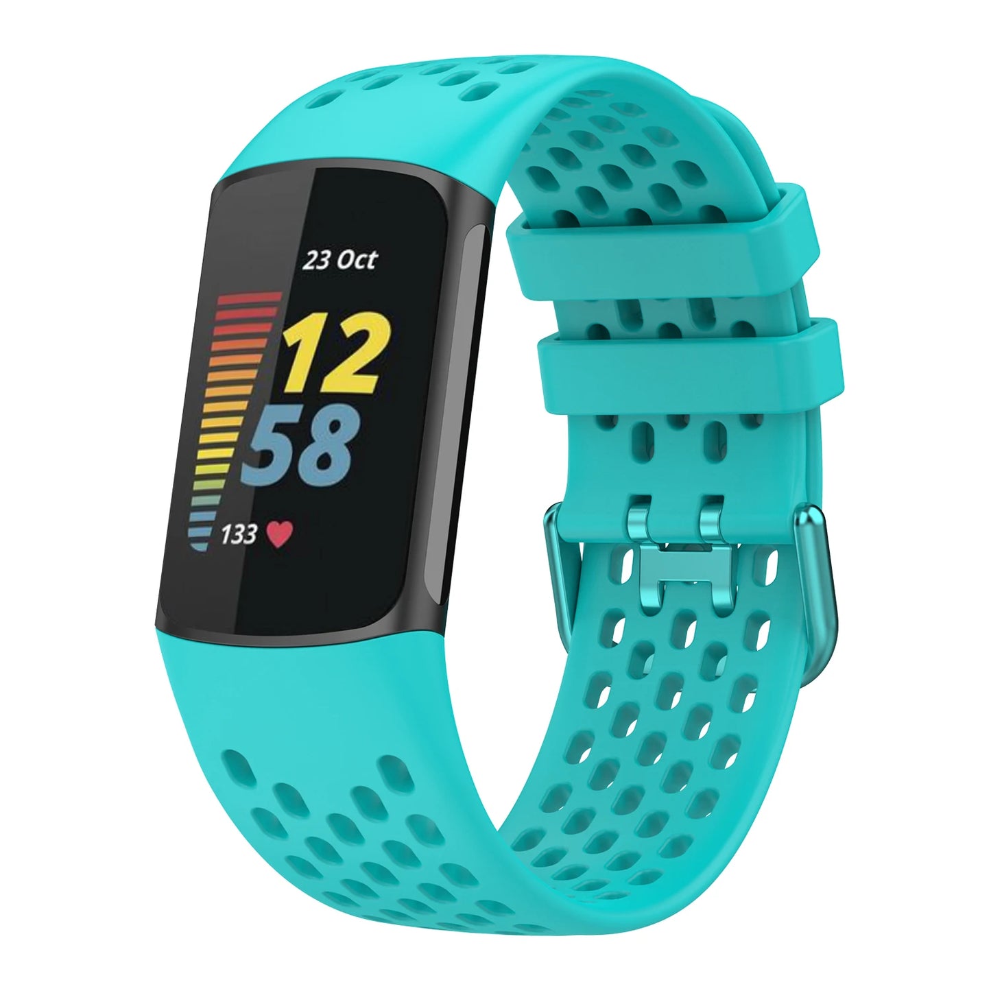 Silicone Sports Strap for the Fitbit Charge 5/6 Series (12 colours available)