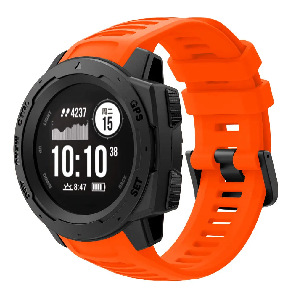 Silicone Sport Strap for the Garmin Instinct Series (22mm) (available in 7 colours)