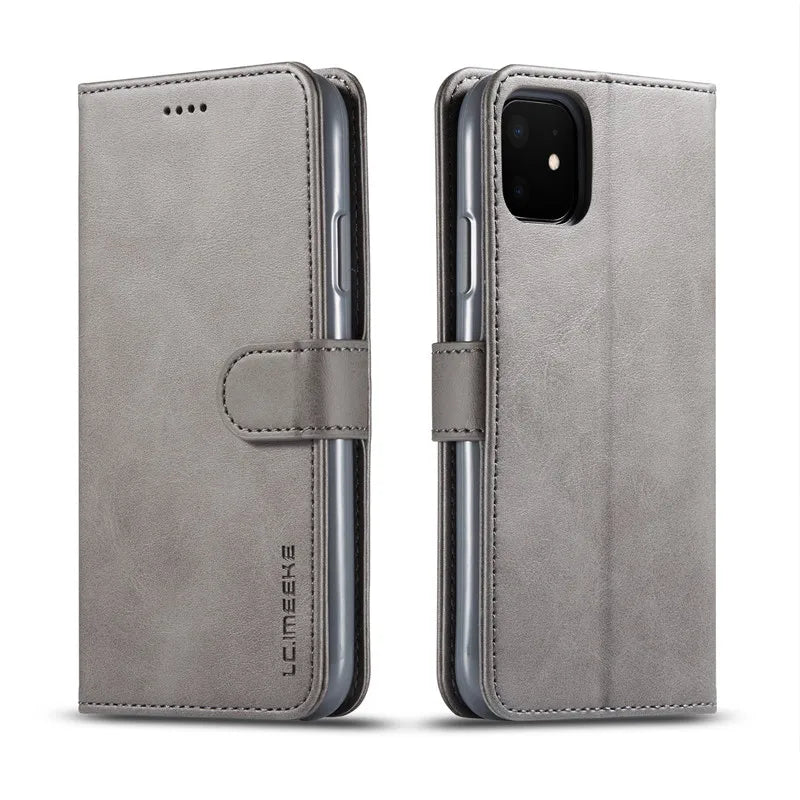 iPhone 17 Series Leather Wallet Flip Case (available in 5 colours)