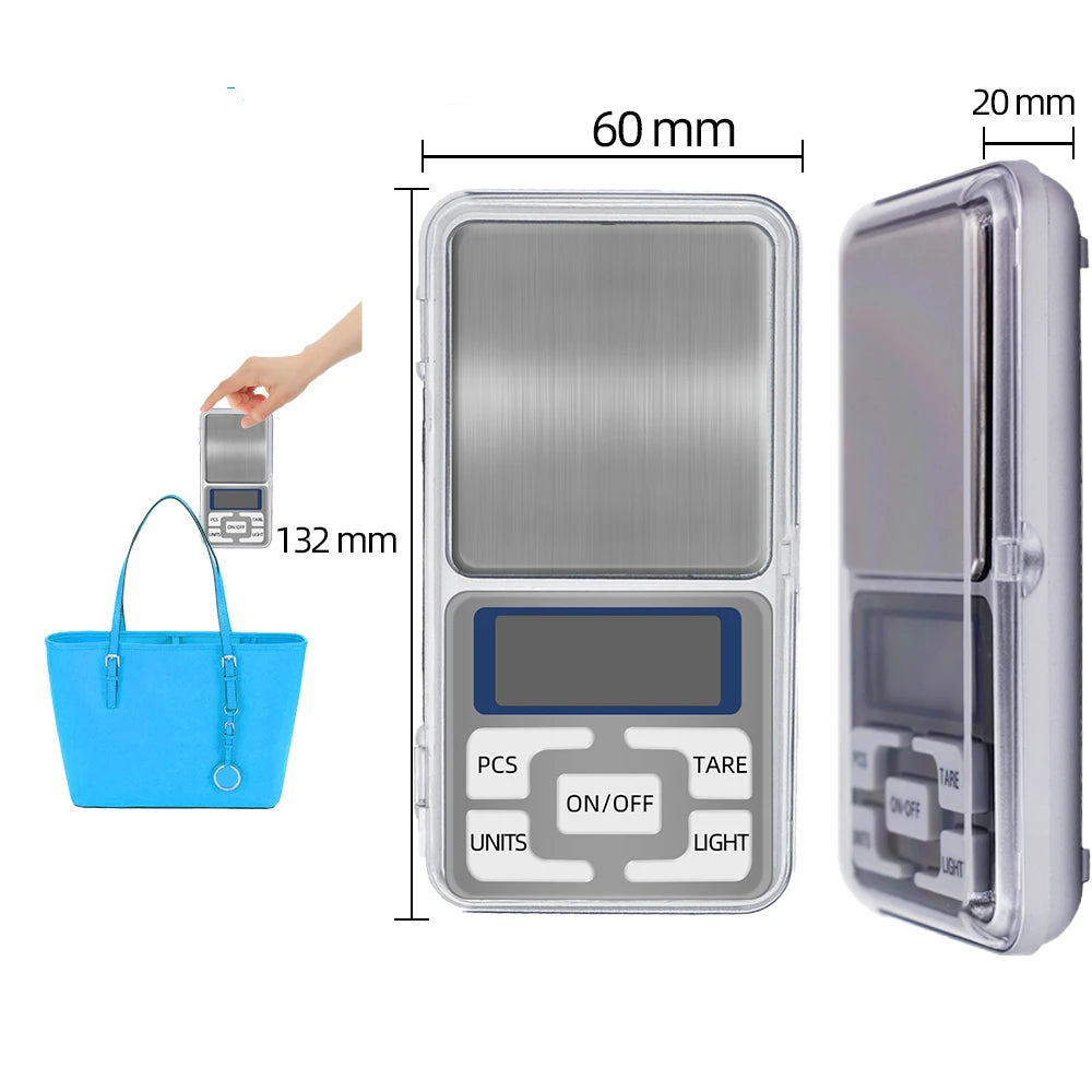 High Precision Digital Pocket Scale (6 sizes available)
