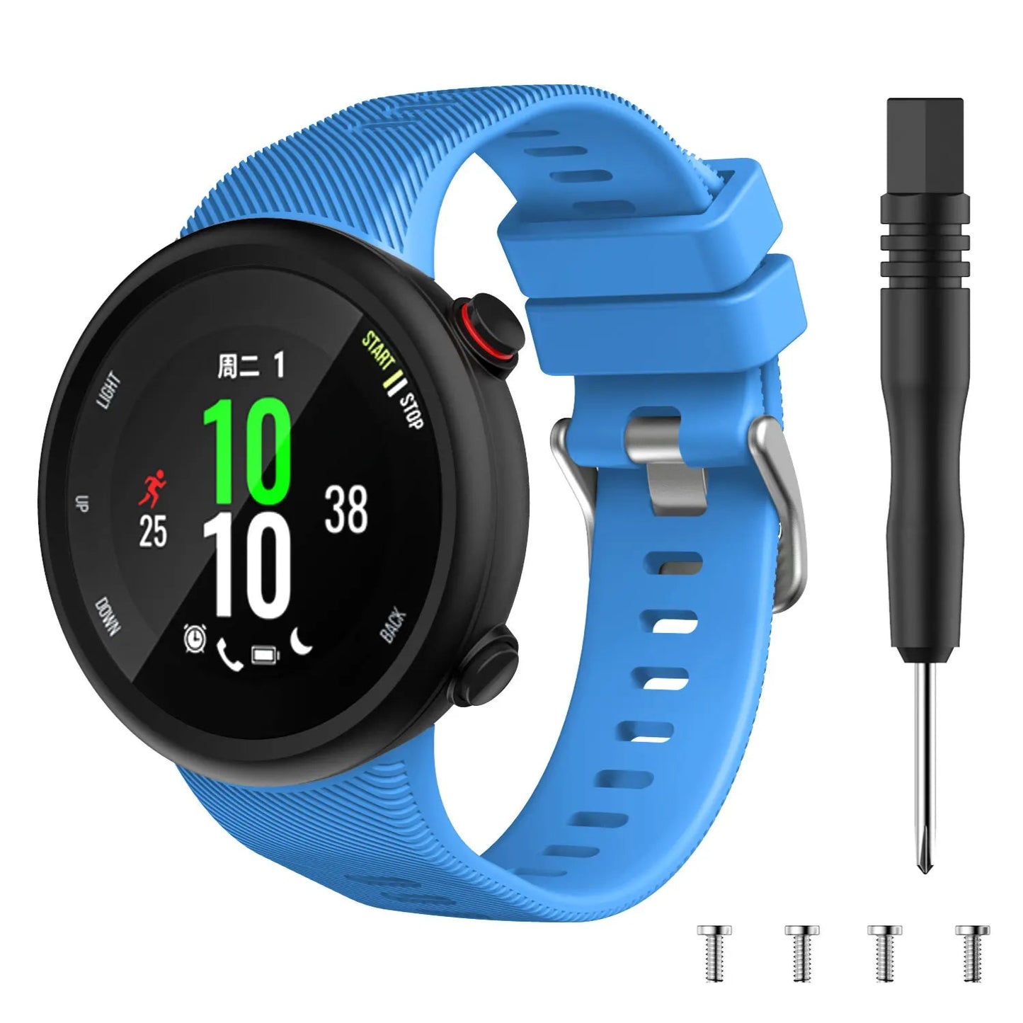 Silicone Strap for the Garmin Swim 2 & Forerunner 45S Series (available in 15 colours)