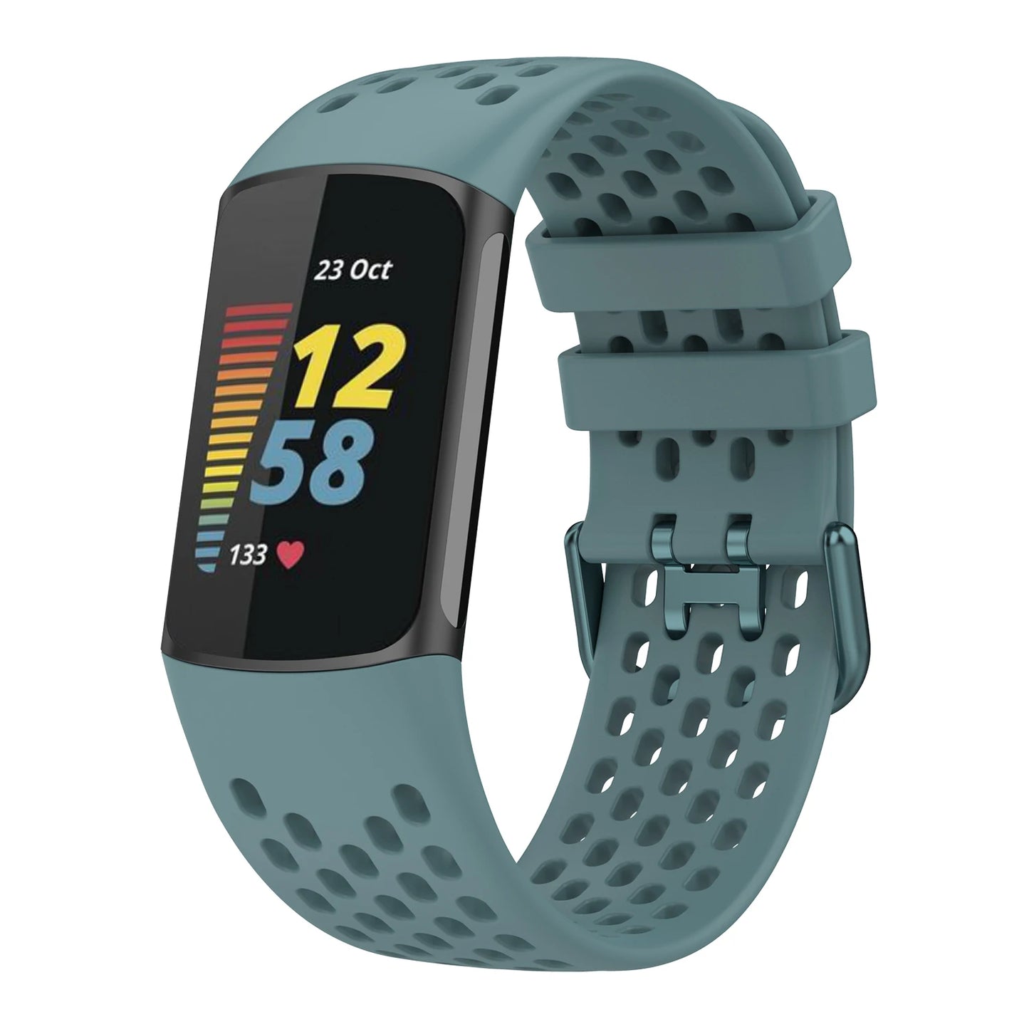 Silicone Sports Strap for the Fitbit Charge 5/6 Series (12 colours available)