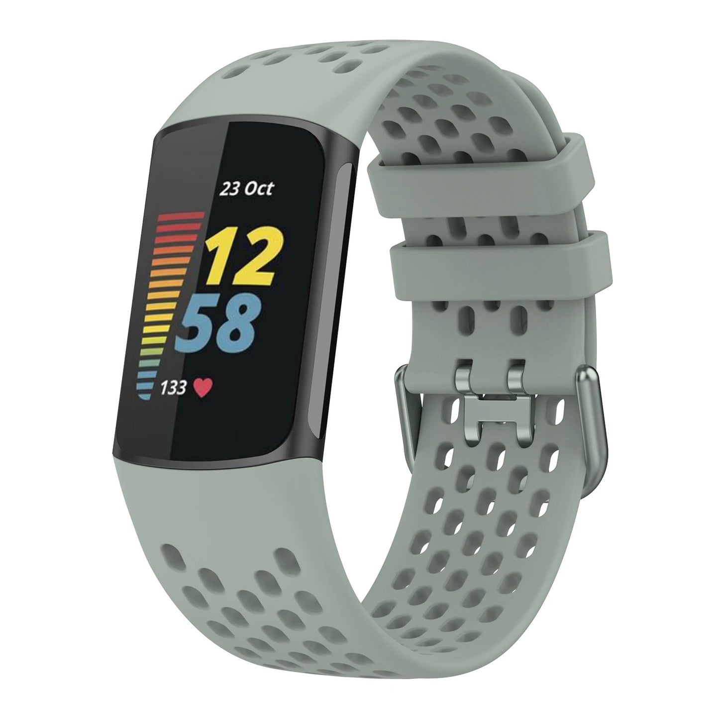 Silicone Sports Strap for the Fitbit Charge 5/6 Series (12 colours available)
