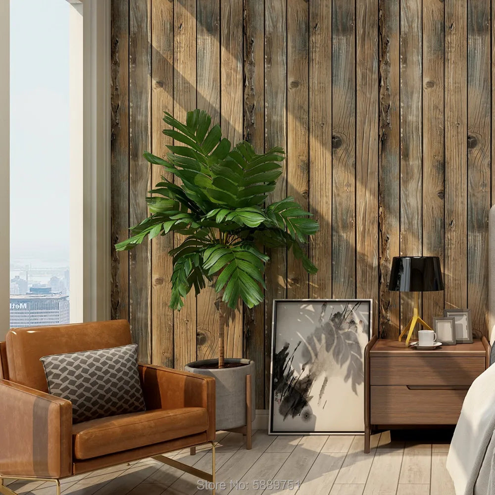 Wood Grain Peel & Stick Wallpaper (5 designs available)
