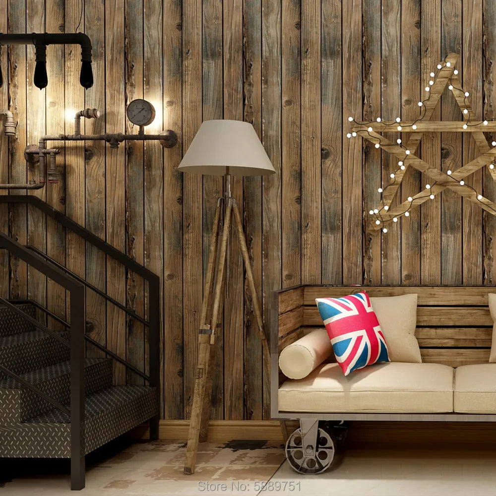 Wood Grain Peel & Stick Wallpaper (5 designs available)