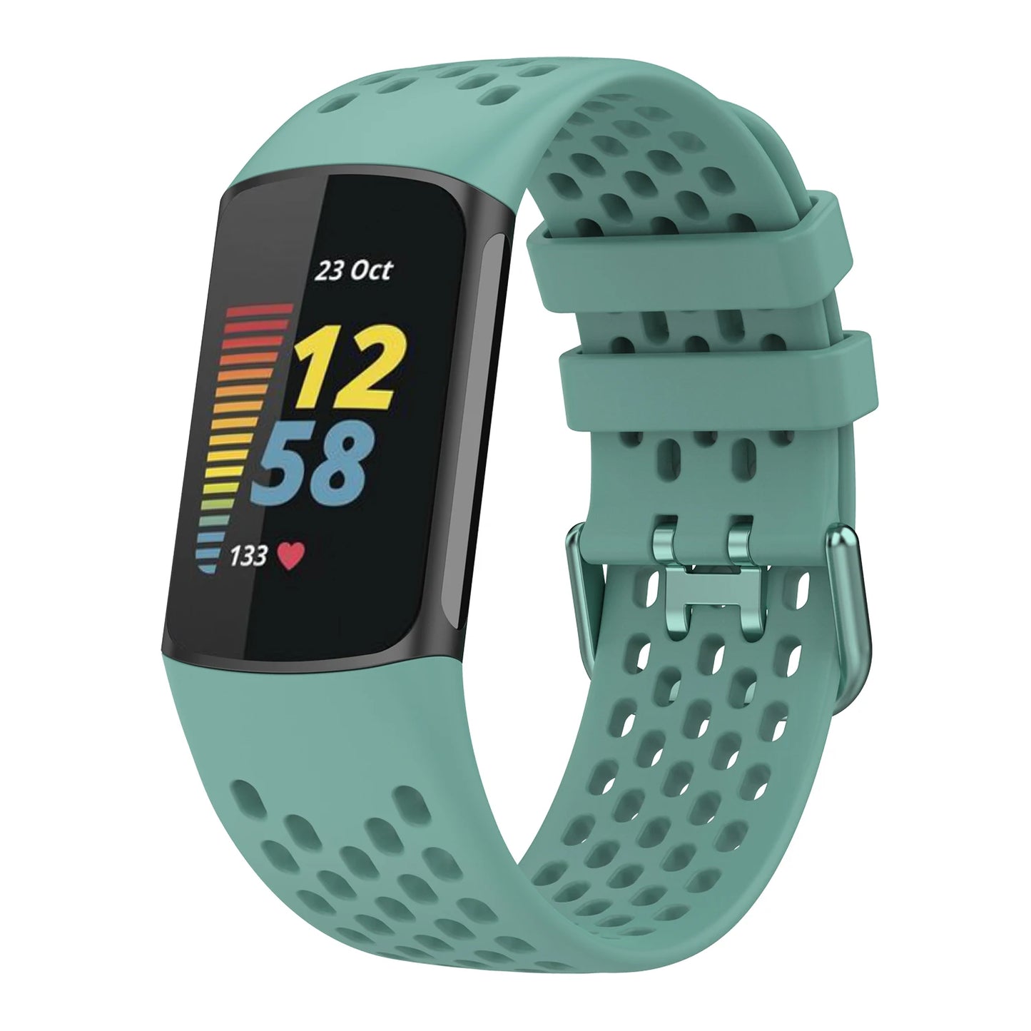 Silicone Sports Strap for the Fitbit Charge 5/6 Series (12 colours available)