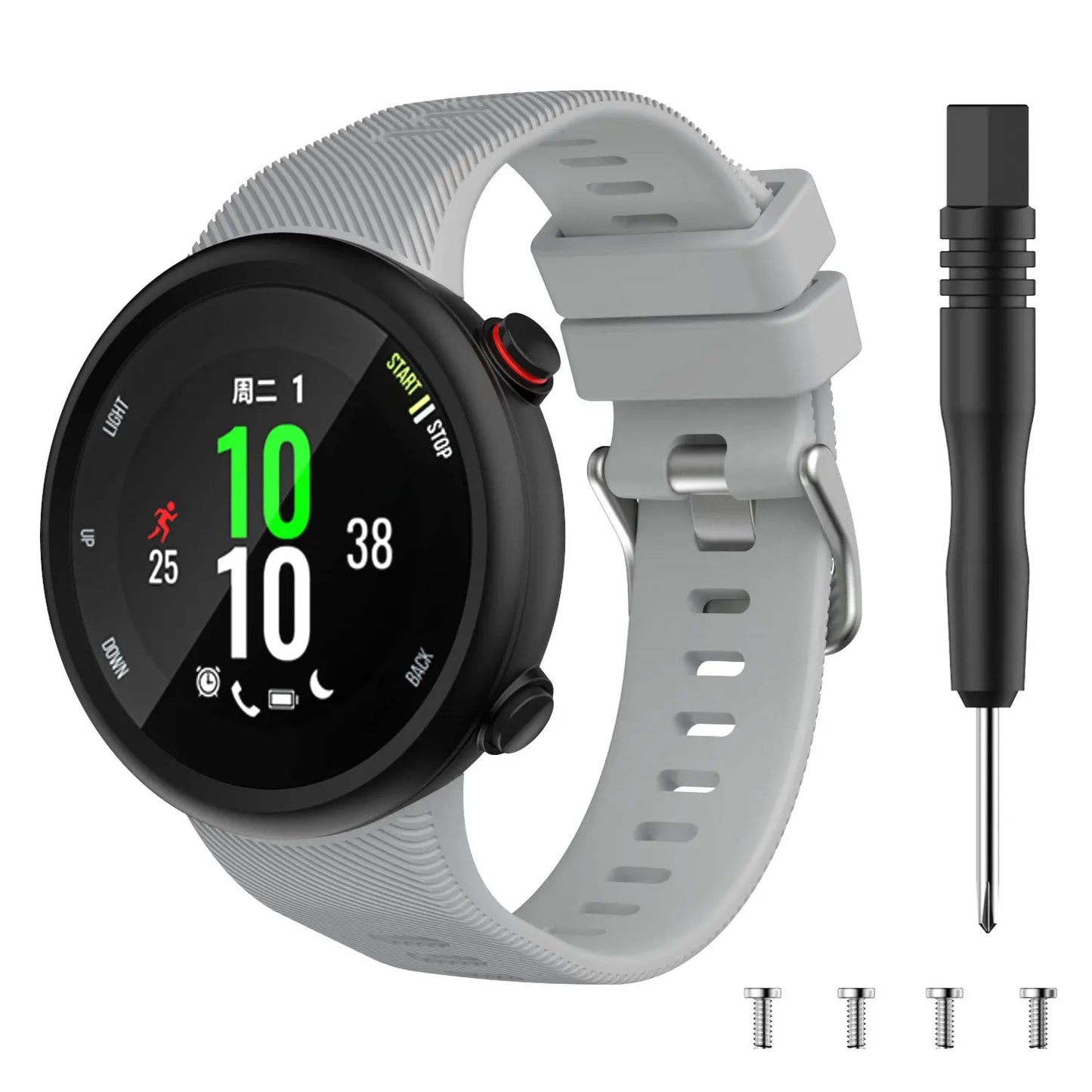Silicone Strap for the Garmin Swim 2 & Forerunner 45S Series (available in 15 colours)