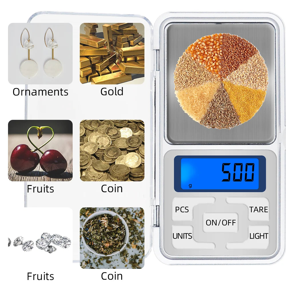 High Precision Digital Pocket Scale (6 sizes available)