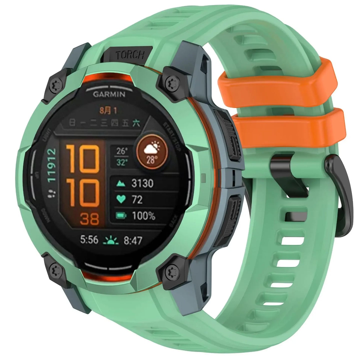 Silicone Strap for the Garmin Instinct 3/3 Solar Series (45 & 50mm) (12 colours available)