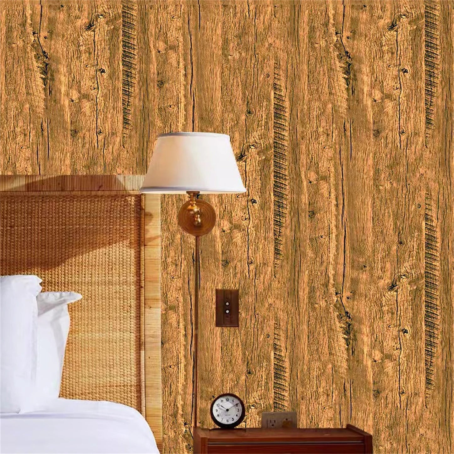 Wide Wood Grain PVC Wallpaper (40cm & 55cm) (available in 5 designs)