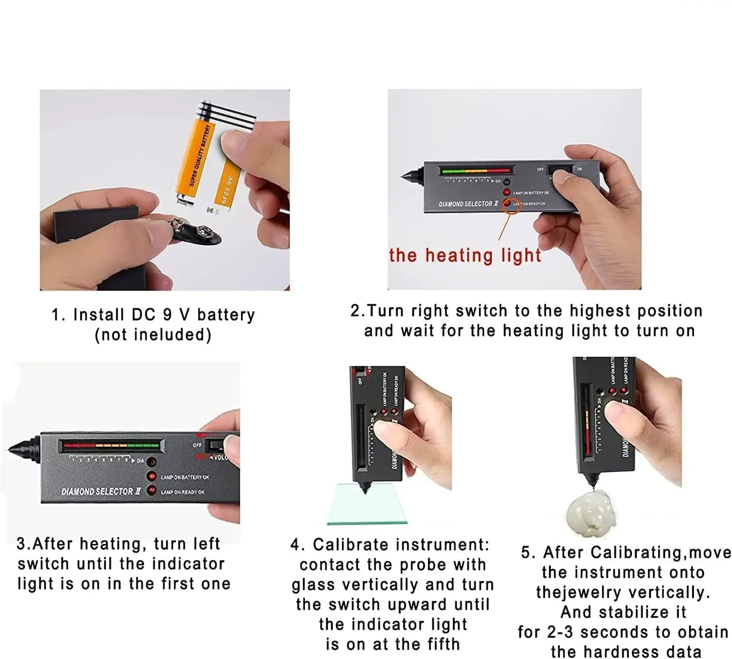 High Accuracy Diamond Tester Pen – Professional Jewlery Selector for Beginners & Experts