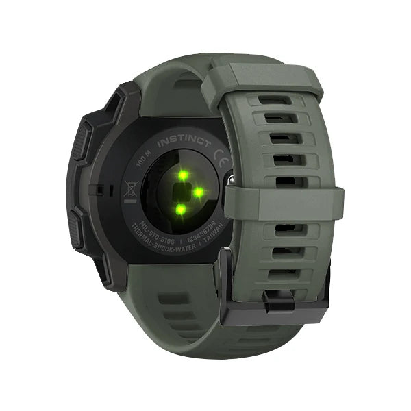 Silicone Strap for the Garmin Instinct 1/2/Esports/Solar Series (22mm) (13 colours available)u