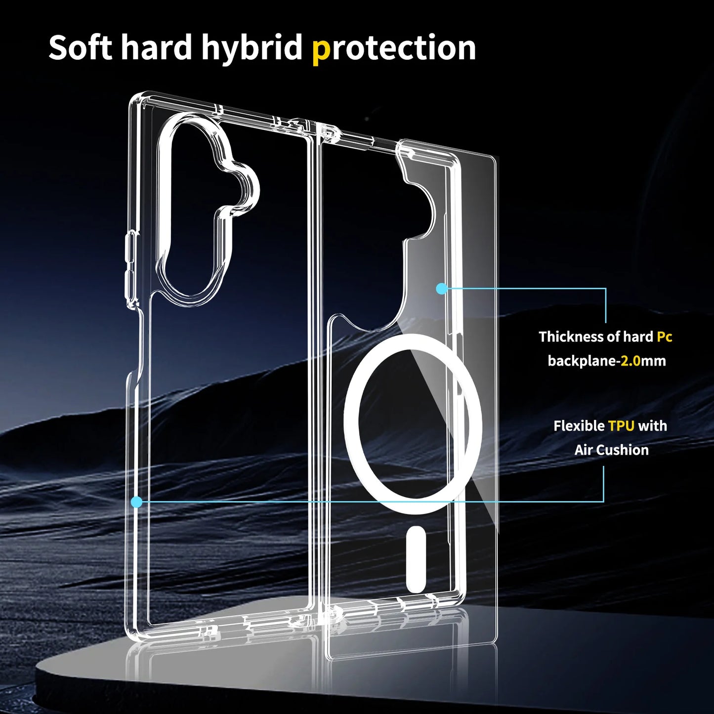 Transparent Phone Case for the Samsung Galaxy Z Fold7