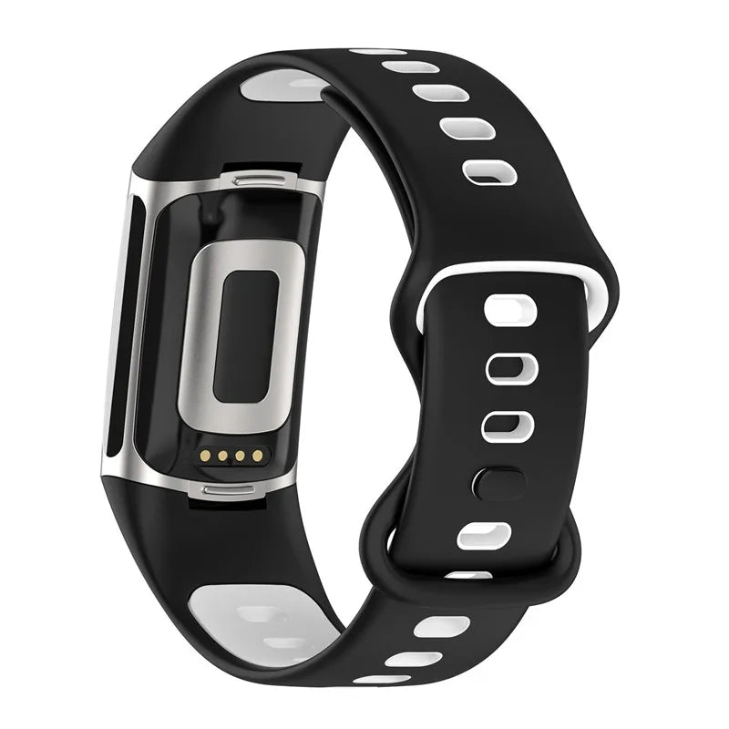Rubber Sport Strap for the Fitbit Charge 5/6 Series (available in 21 colours)