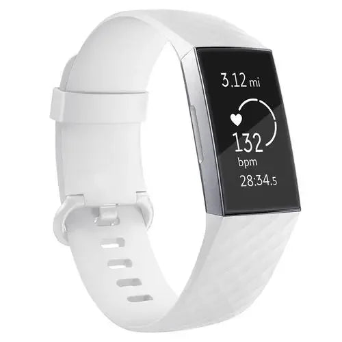 Fitbit Charge 3/3SE/4 Silicone Replacement Band (available in 2 sizes & 14 colours)