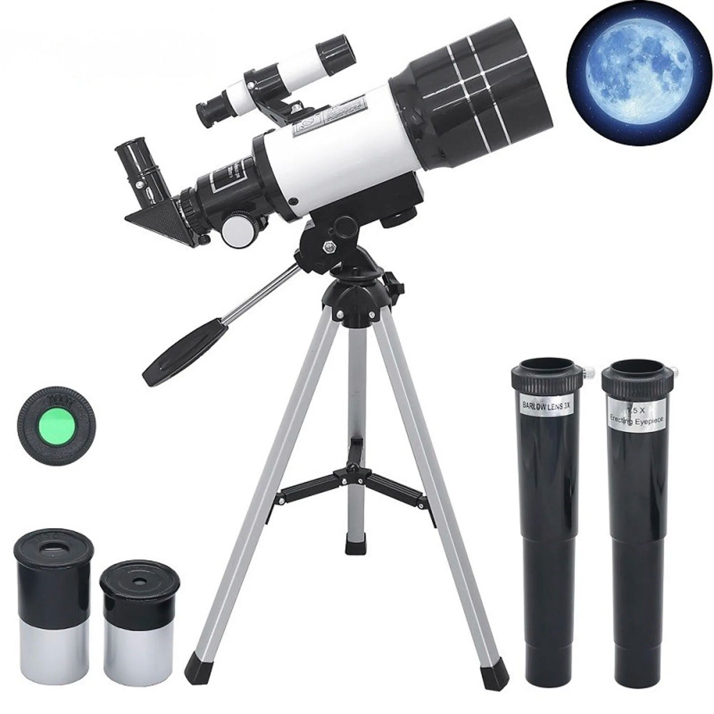 Professional Astronomical Telescope – 150x Zoom with HD Night Vision