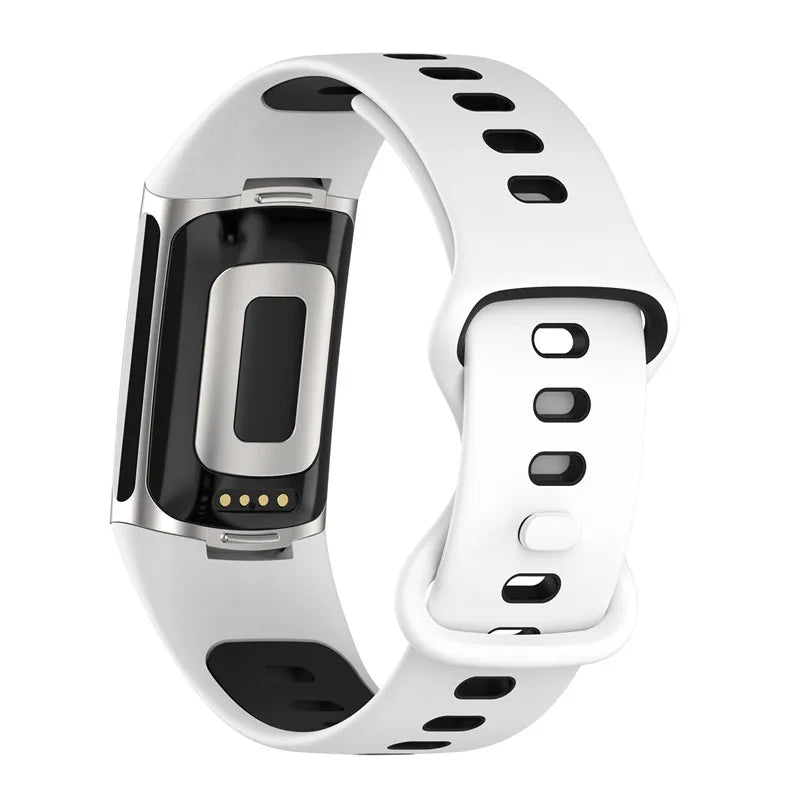 Rubber Sport Strap for the Fitbit Charge 5/6 Series (available in 21 colours)