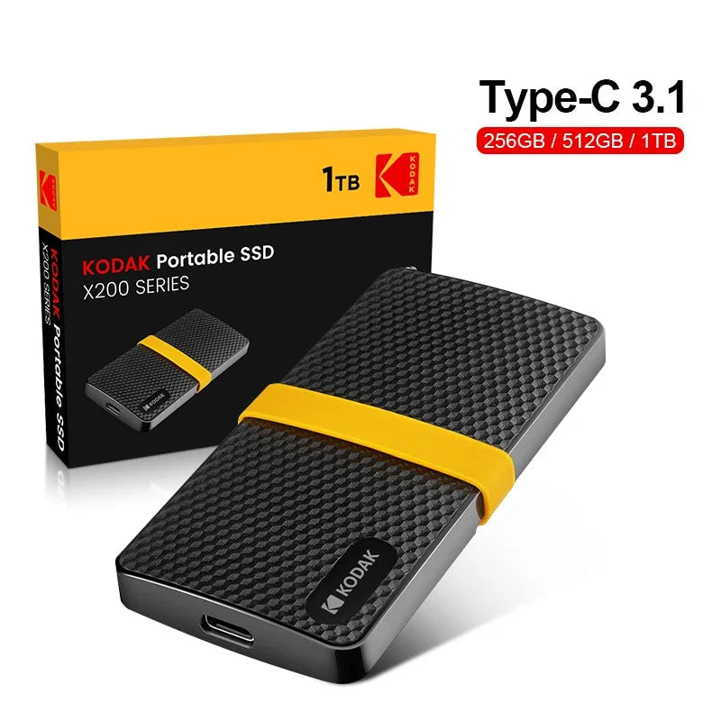 External Portable SSD USB 3.1 – Mini Hard Drive (256GB - 1TB)