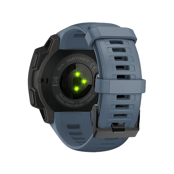 Silicone Strap for the Garmin Instinct 1/2/Esports/Solar Series (22mm) (13 colours available)u